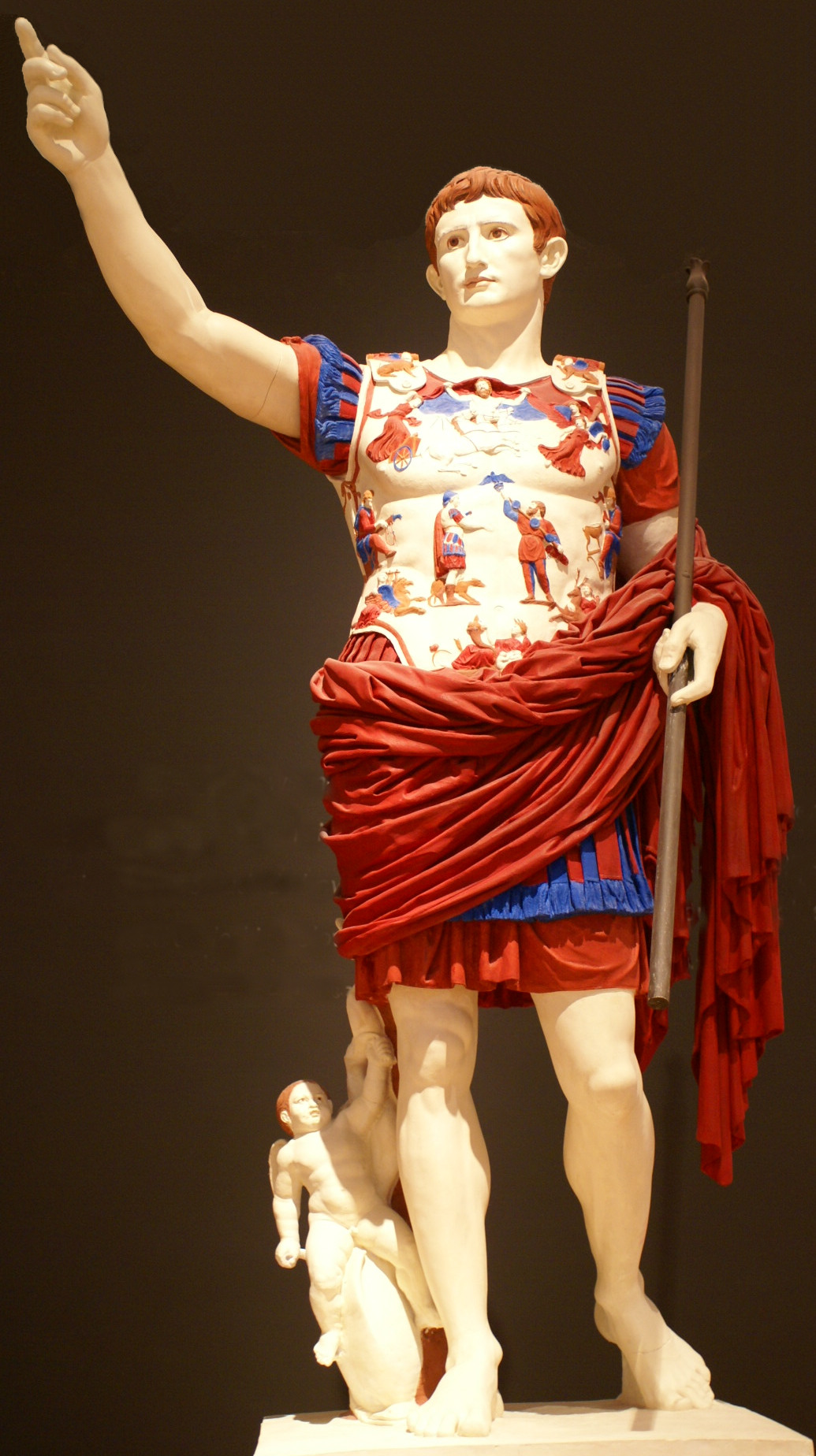 Bemalter Augustus