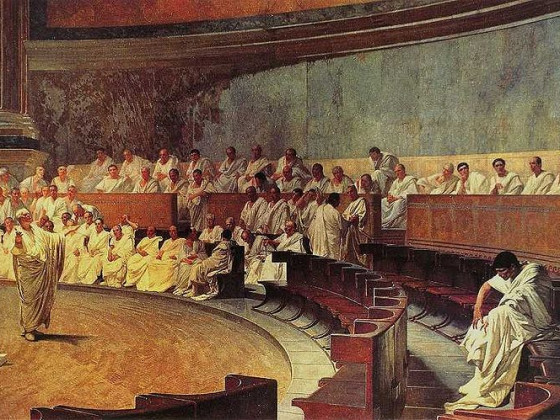 Cicero Catilina im Senat